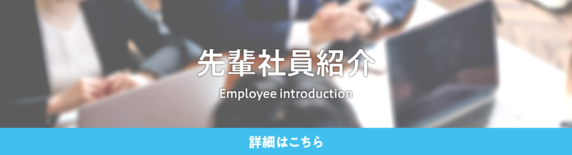 採用情報　先輩社員紹介